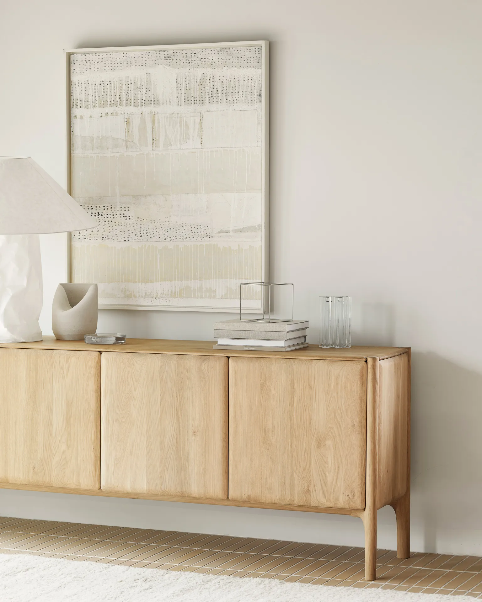 PI Sideboard, Ek, 4 dörrar Ethnicraft