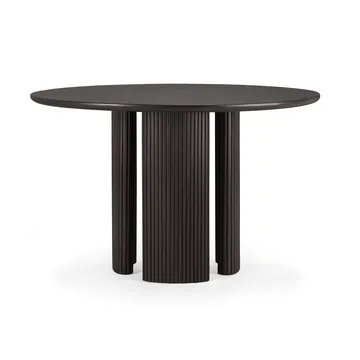 Roller Max matbord - Mörkbrunbetsad mahogny, Ø150 cm - Ethnicraft