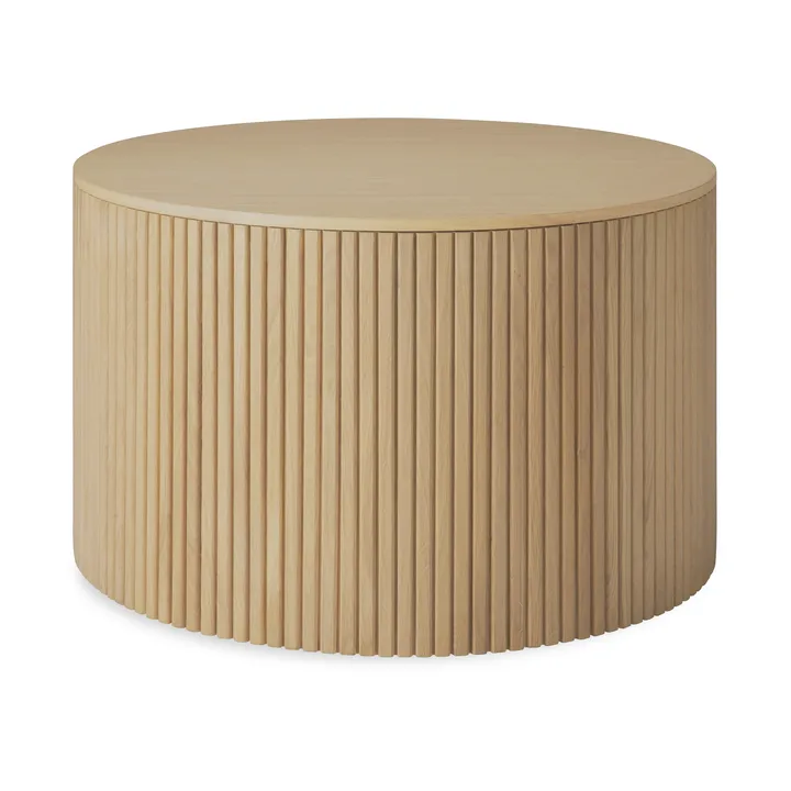 Roller Max soffbord runt - Ek, Ø60 cm - Ethnicraft