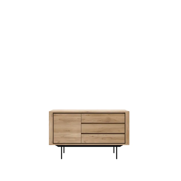 Shadow sideboard - Ek-Wax oil 1 dörr 3 lådor - Ethnicraft