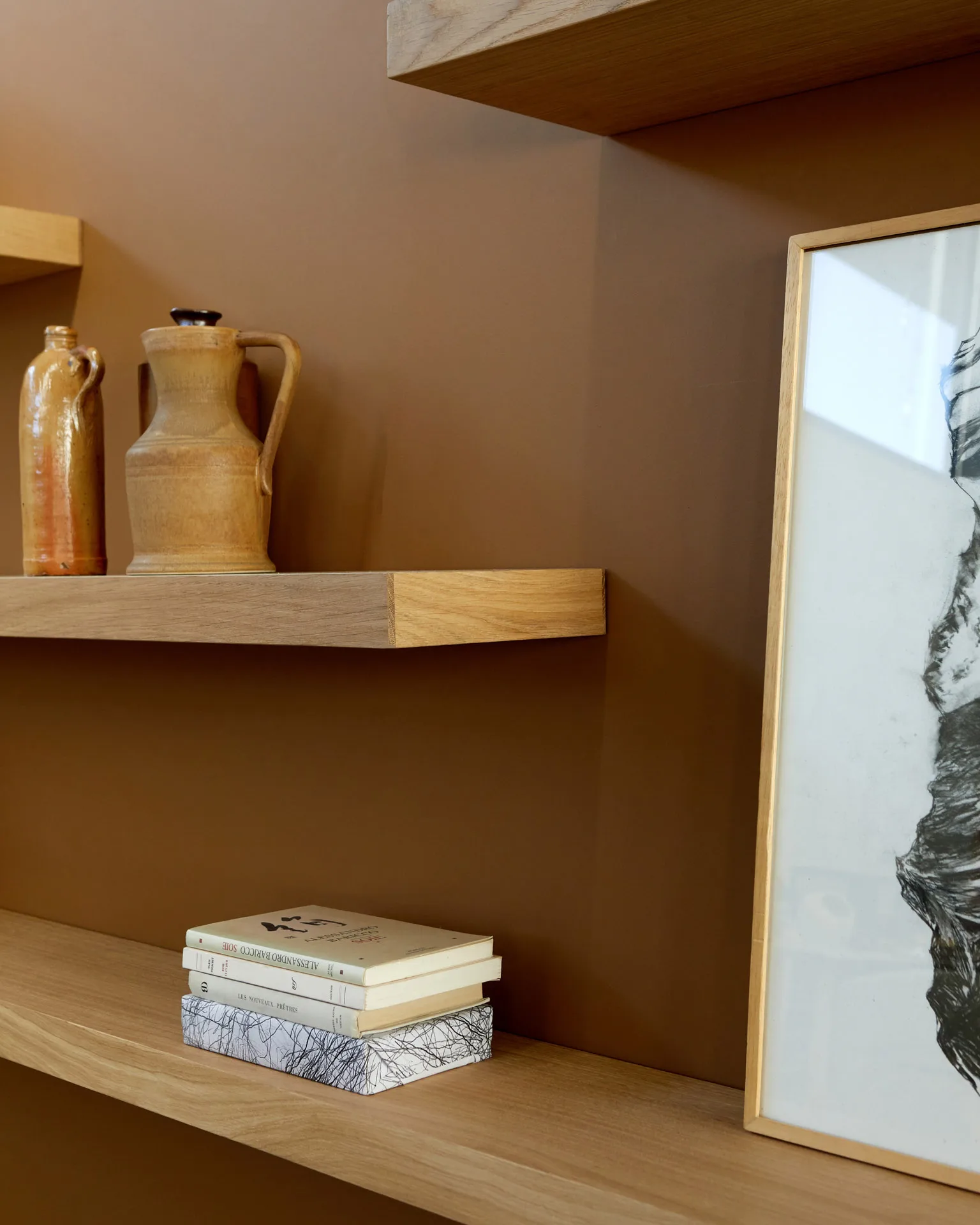 Wall shelf vägghylla, Ek 70 cm Ethnicraft