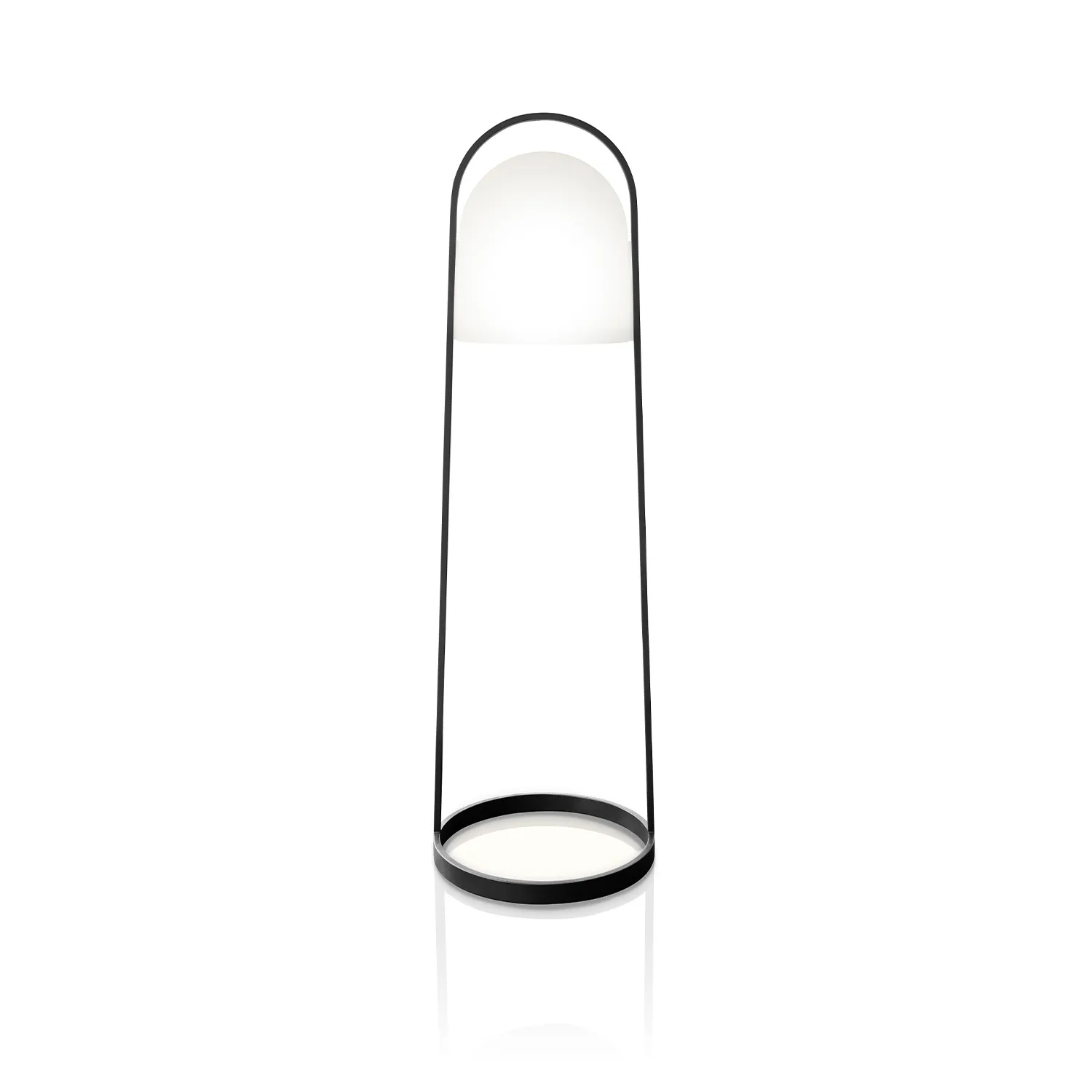 SunLight solcellslykta 100 cm, Vit-svart Eva Solo