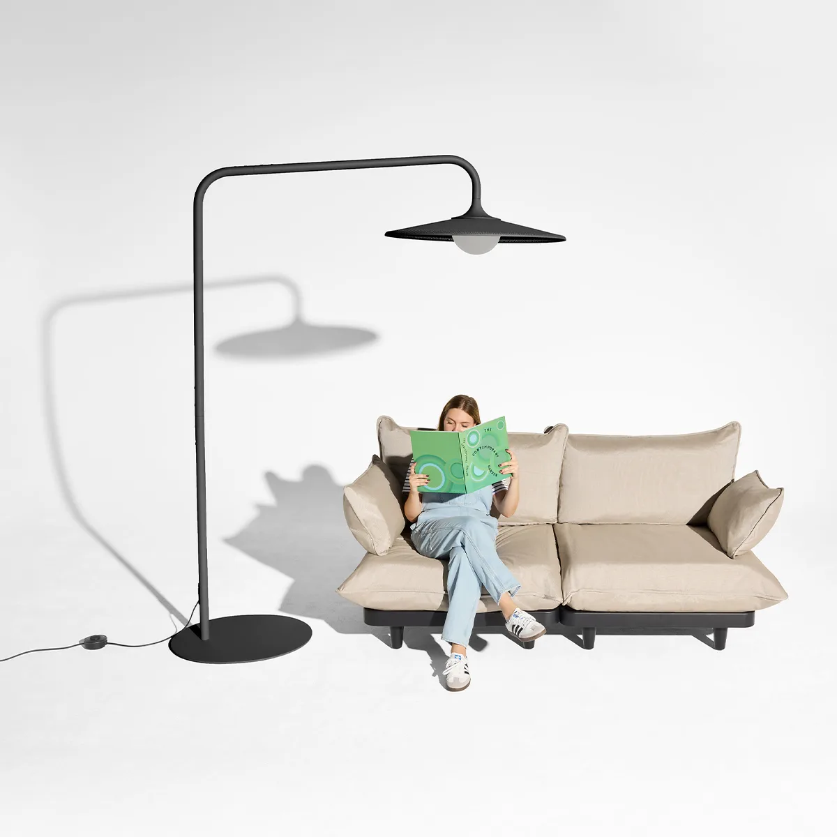 Archigrande outdoor lampa, Anthracite, 233 cm Fatboy
