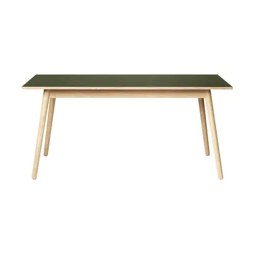 C35B matbord 82x160 cm - Olive linoleum-oak nature waterbased laquer - FDB Møbler