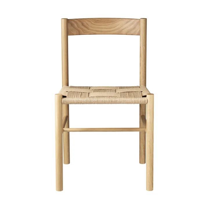 J178 Lønstrup stol v2 - Oak nature lacquered-papercord - FDB Møbler