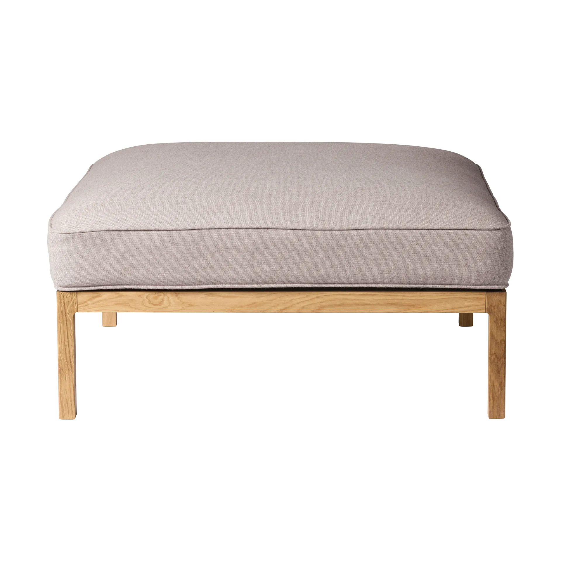 L37 7-9-13 soffmodul puff 90 cm, Stone-lacquered oak FDB Møbler