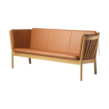L45 MK154 soffa - Lackerad ek-läder cognac - FDB Møbler
