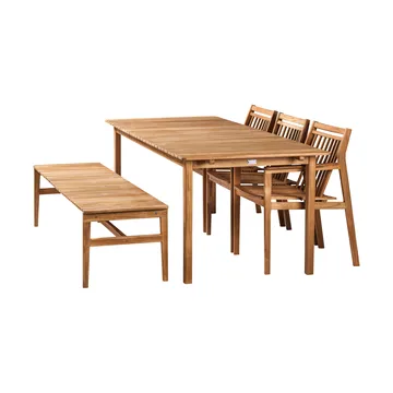 M2 Sammen trädgårdsbord - Teak-nature oiled - FDB Møbler