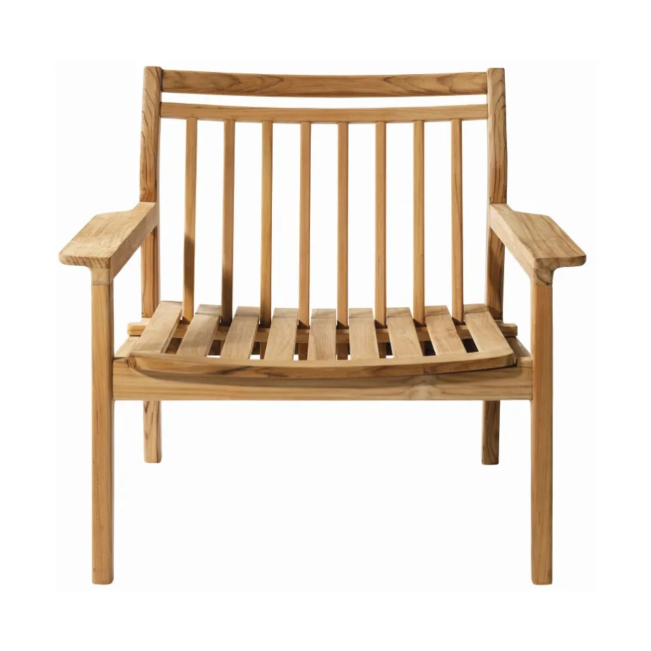M6 Sammen loungestol, Teak-nature oiled FDB Møbler