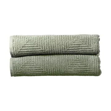 R33 Kirkeby handduk 2-pack - Sea spray - FDB Møbler