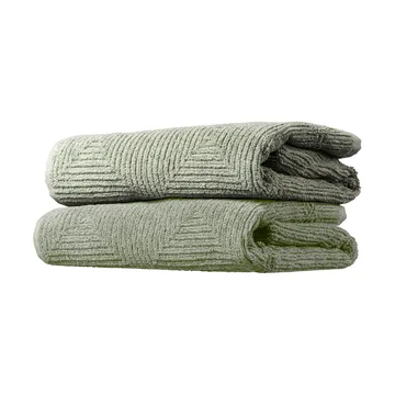 R33 Kirkeby handduk 2-pack - Sea spray - FDB Møbler