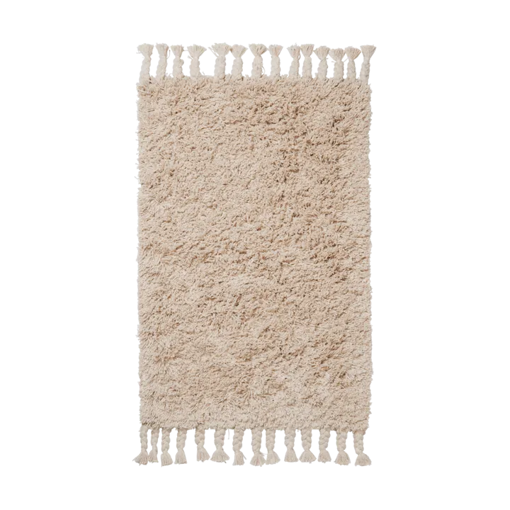 Amass long pile matta 70x50 cm - Off-white - Ferm Living