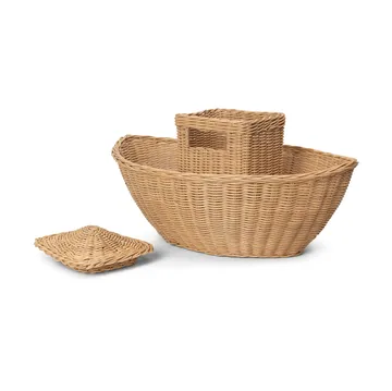 Ark flätad förvaringskorg - Natural - Ferm Living