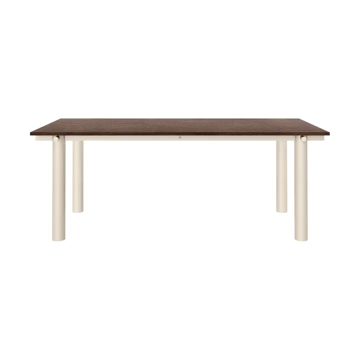 Atura matbord - Light cashmere-mörkbetsad ek, 90x200 cm - Ferm Living