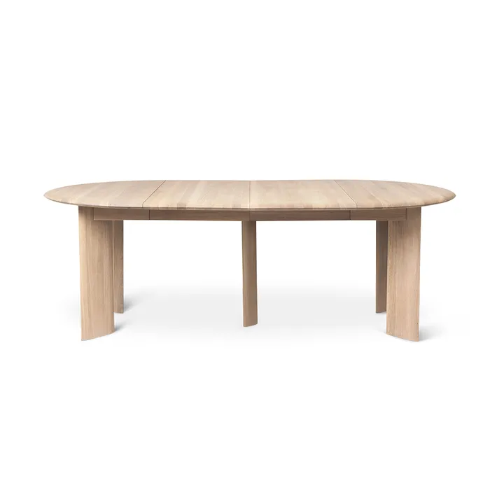 Bevel Extendable matbord - Vitoljad ek, inkl. 2 st iläggsskivor - Ferm Living