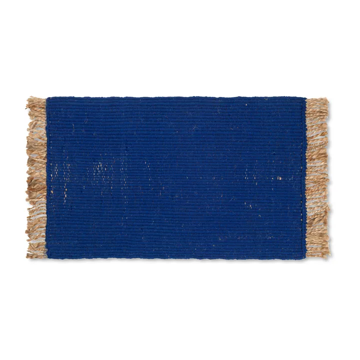 Block dörrmatta 80x50 cm - Blå - Ferm Living