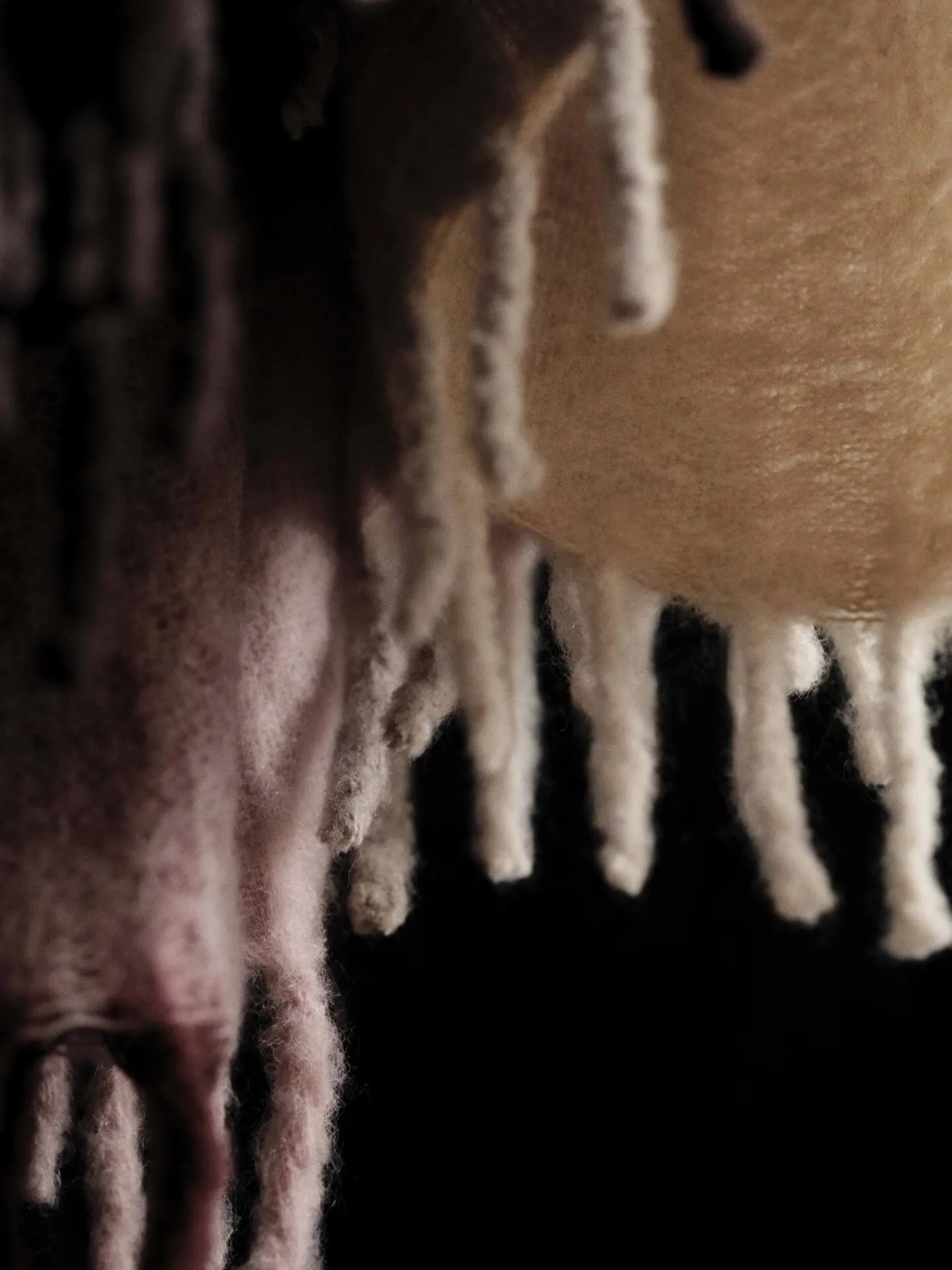 Blur mohair pläd, Butter-pale rose, 130x170 cm Ferm Living