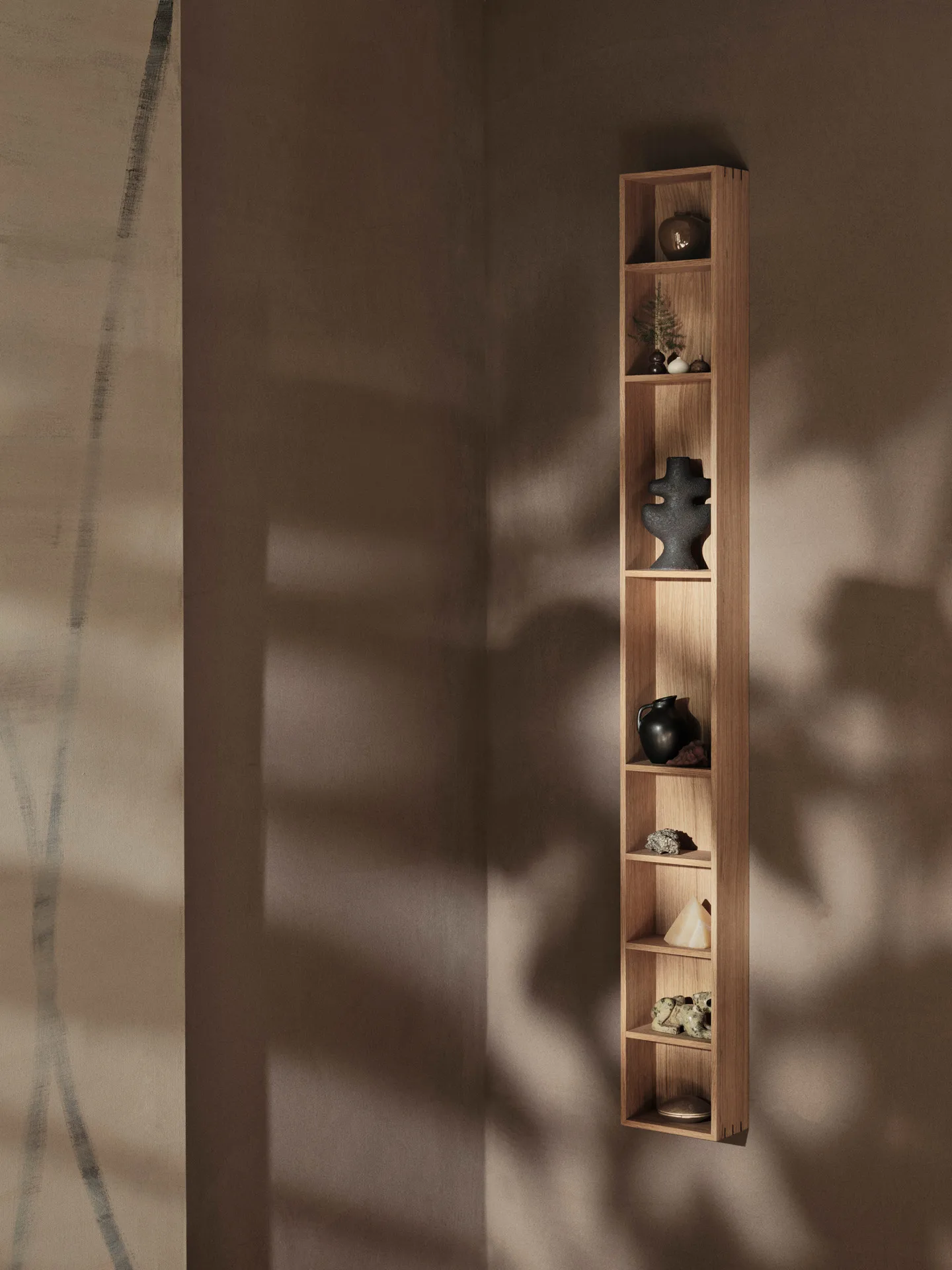 Bon hylla 138x16 cm, Oiled Oak Ferm Living