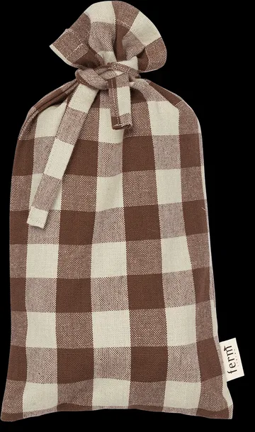 Bothy Check bomullsservett 40x40 cm 4-pack - Cinnamon-grey green - Ferm Living