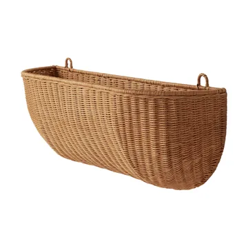 Braided wall pocket väggkorg 25x75 cm - Natural - Ferm Living