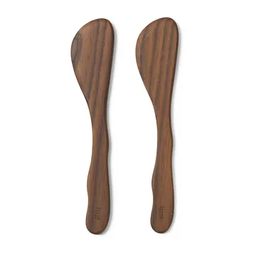Cairn smörkniv 2-pack - Dark Brown - Ferm Living