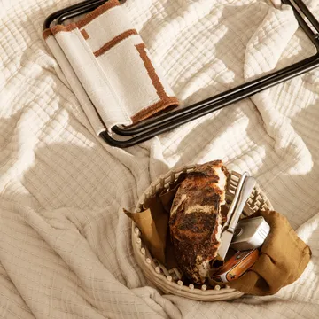 Ceramic flätad skål - Cashmere - Ferm Living