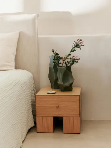 Cueva vas 37 cm - Dark sage - Ferm Living