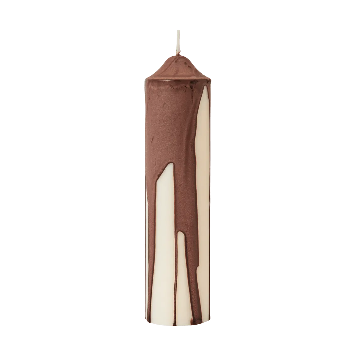 Dryp blockljus, Dark Chocolate, 20 cm Ferm Living