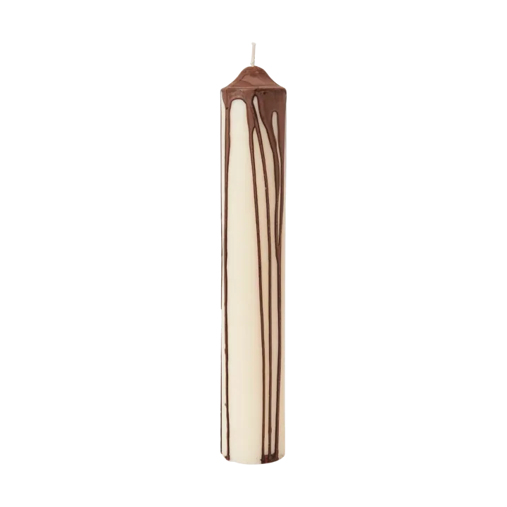 Dryp blockljus - Dark Chocolate, 30 cm - Ferm Living