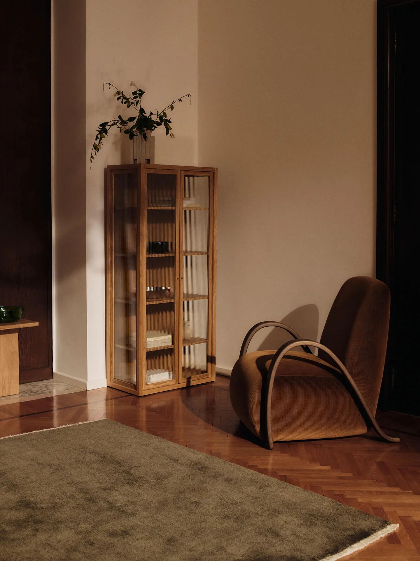 Firth jutematta, Dark olive, 200x300 cm Ferm Living