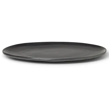 Flow tallrik 27 cm - Black - Ferm Living
