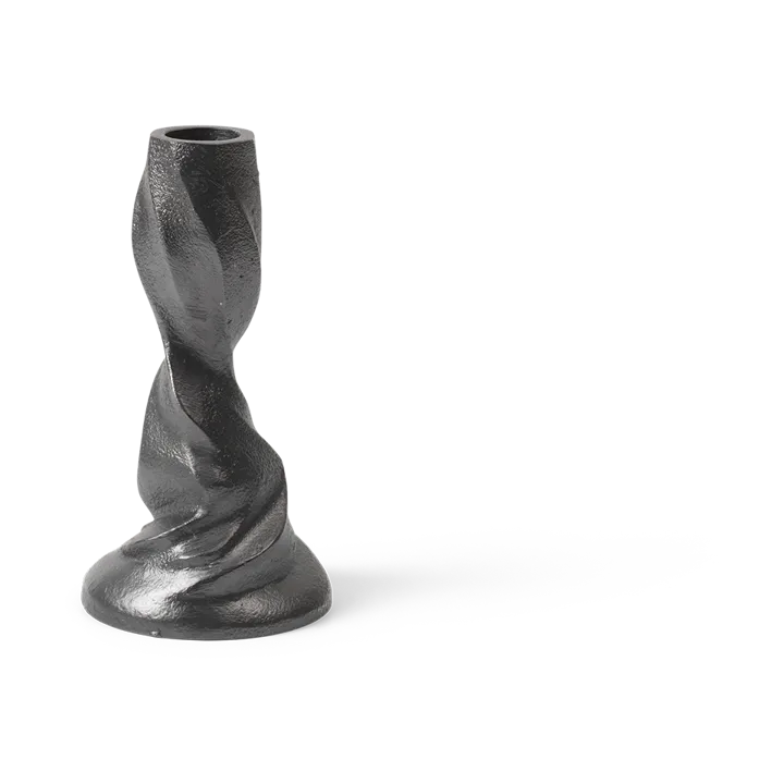 Gale ljusstake 13 cm - Blackened Aluminium - Ferm Living