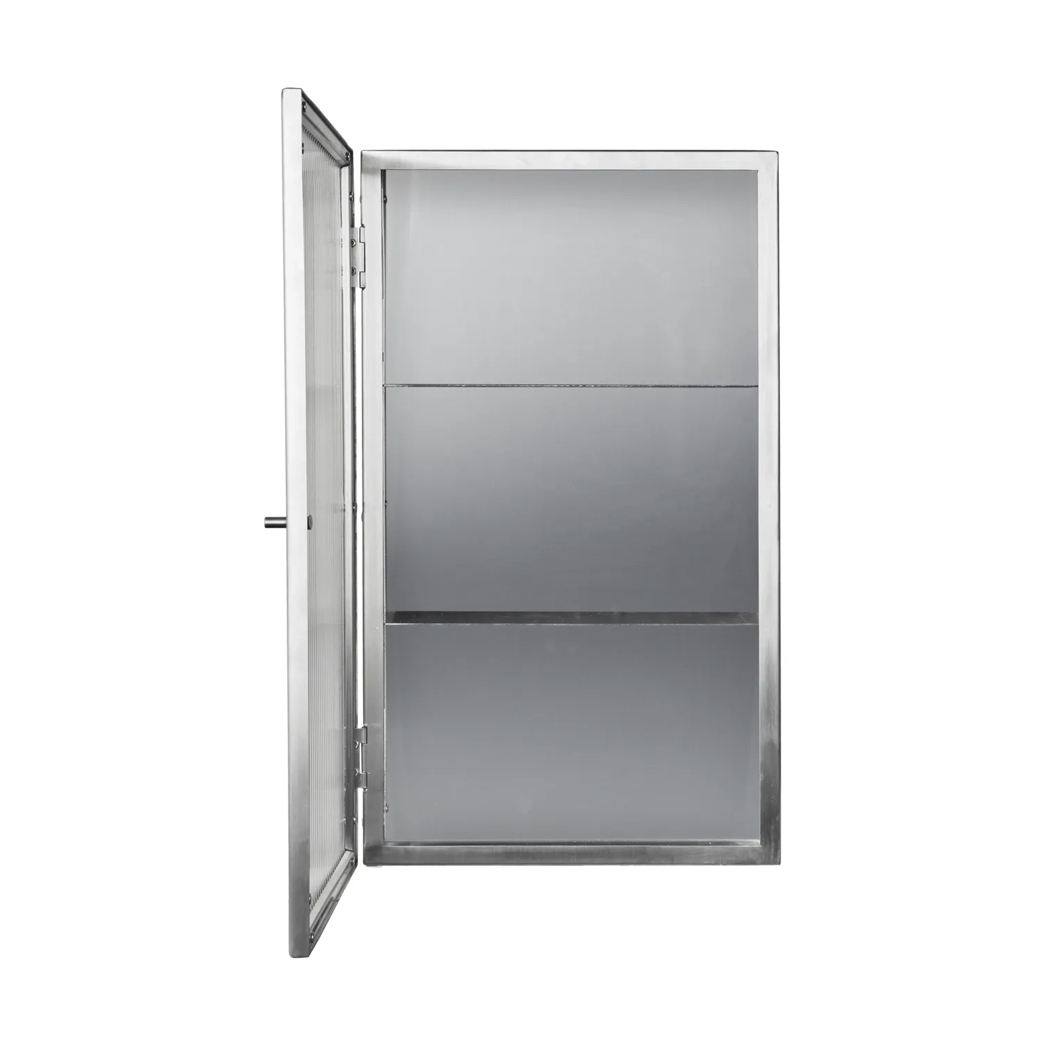 Haze väggskåp, Reeded glass - stainless steel Ferm Living