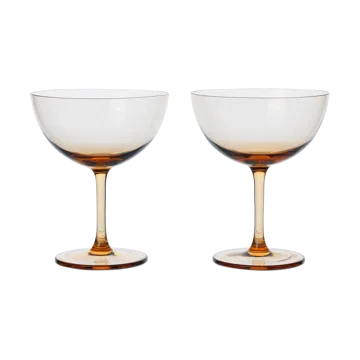 Host cocktailglas 24 cl 2-pack - Blush - Ferm Living