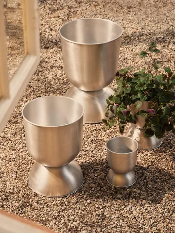 Hourglass kruka medium Ø40 cm - Aluminium - Ferm Living