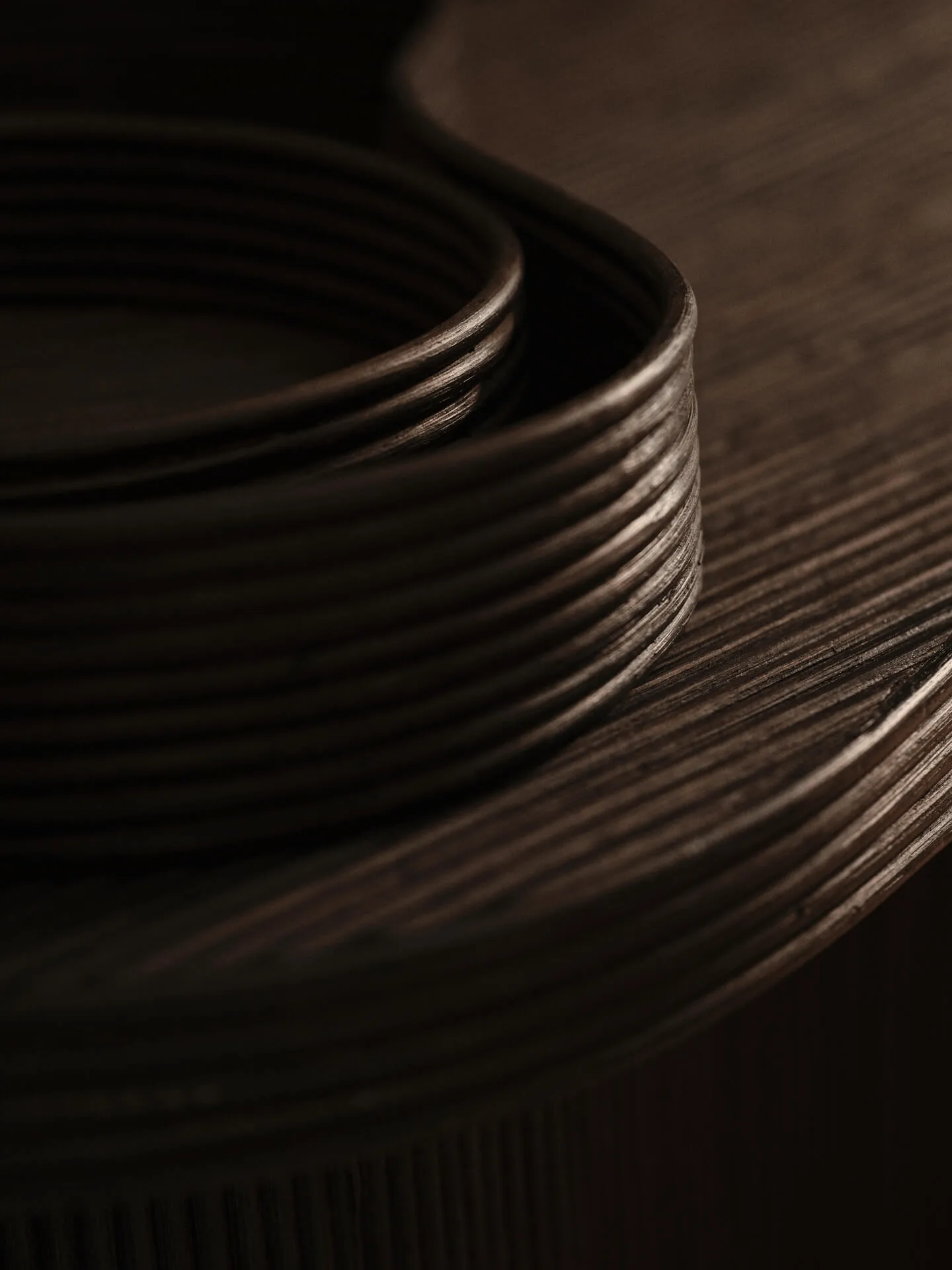 Isola soffbord, Dark stained Ferm Living