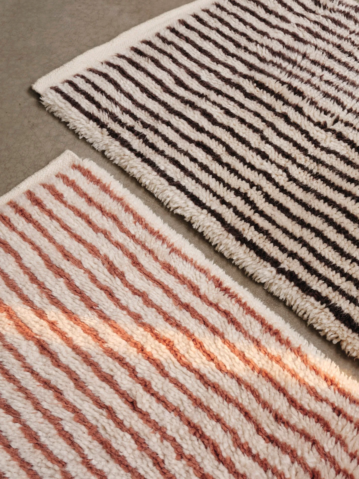 Kami matta, Off white-coffee, 80x120 cm Ferm Living