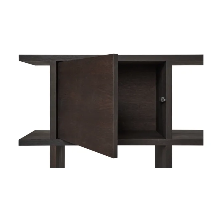 Kona bokhylla skåpinsats - Dark Stained - Ferm Living