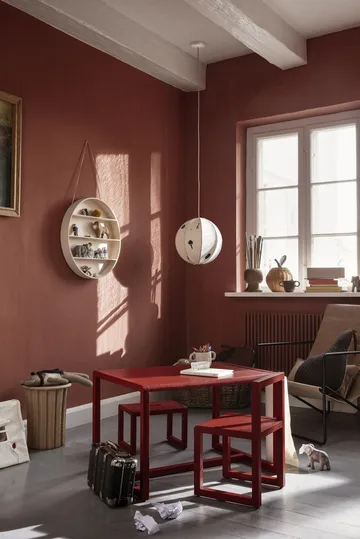 Little Architect bord - Poppy Red - Ferm Living