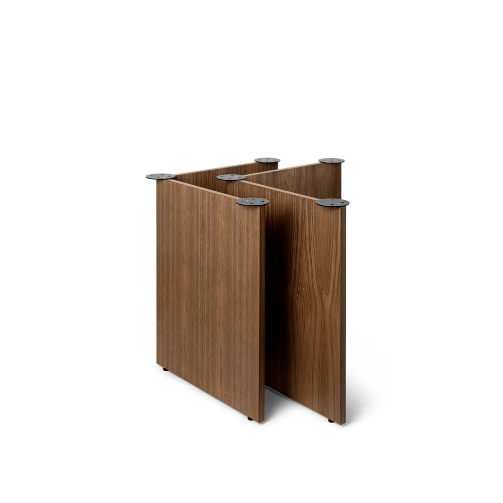 Mingle bordsben 2-pack, walnut veneer, w68 Ferm Living