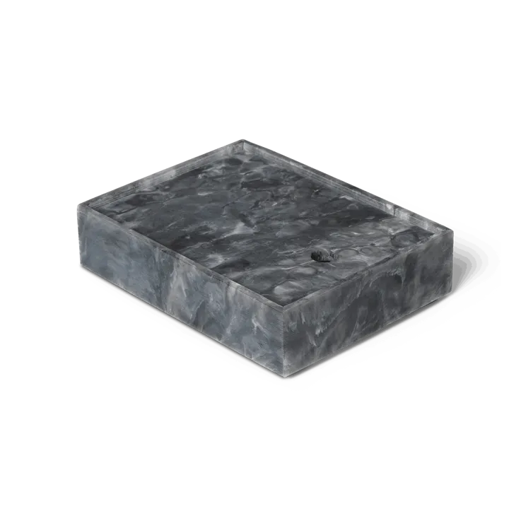 Mist förvaringsbox 15x20 cm - Charcoal - Ferm Living