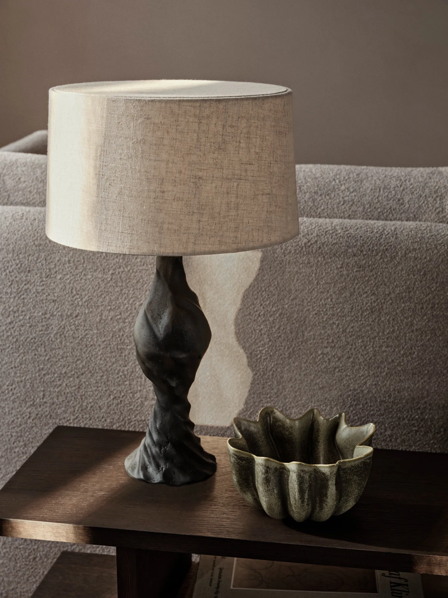 Nium skål Ø22 cm, Dark Sage Ferm Living