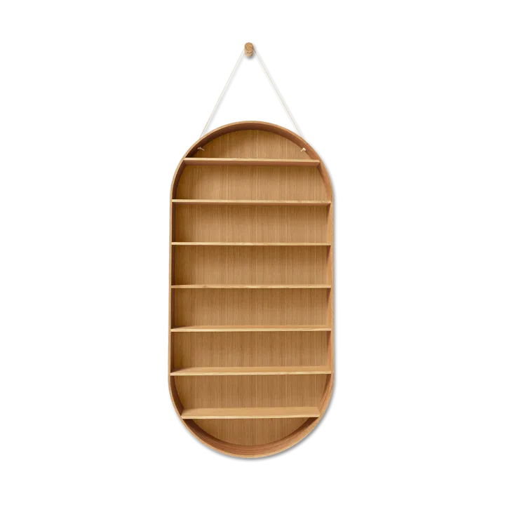 Oval Dorm hylla - Oiled oak - Ferm Living