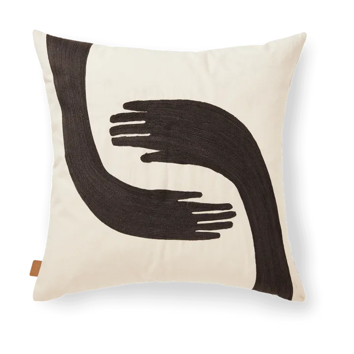Pose kuddfodral 50x50 cm - Coffee-undyed - Ferm Living