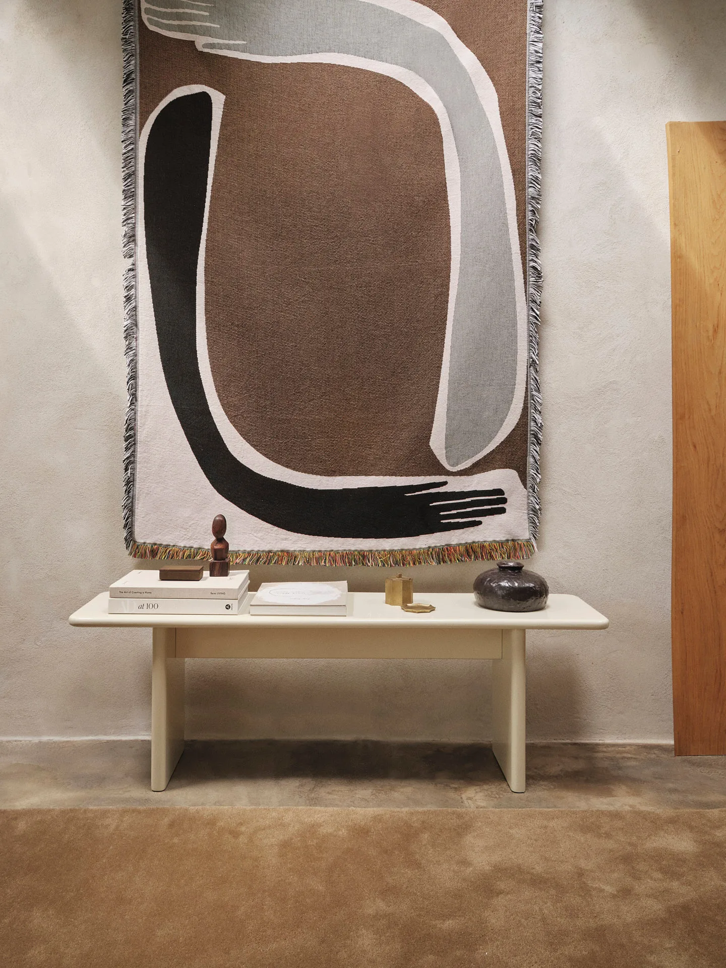 Pose Tapestry pläd 120x170 cm, Coffee Ferm Living