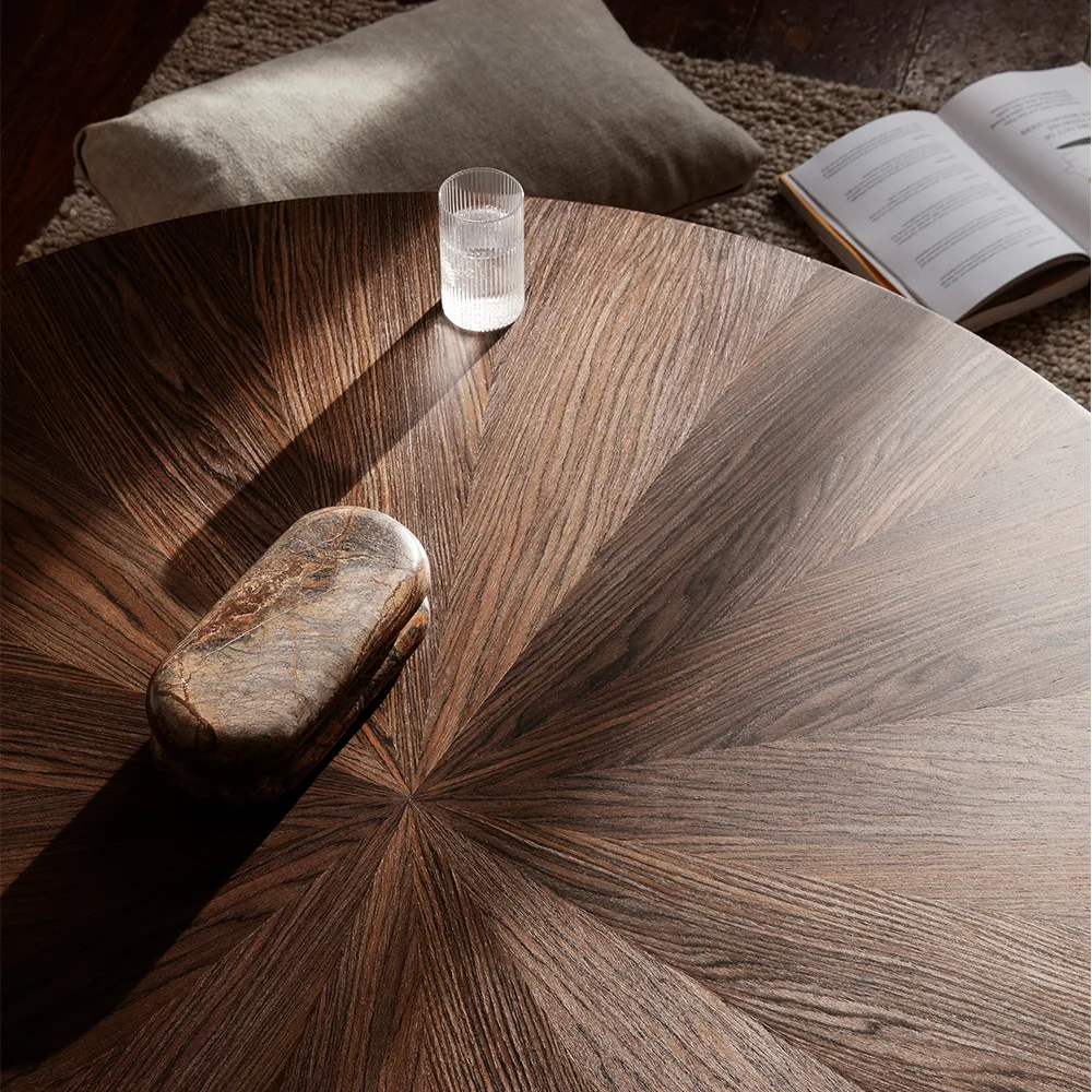 Post Soffbord, oak smoked, large, stars Ferm Living