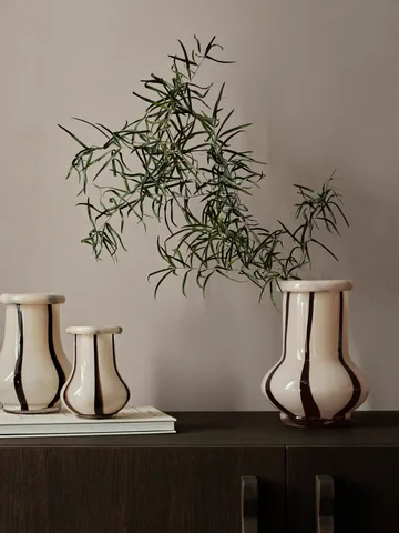 Riban vas 19 cm - Cream - Ferm Living