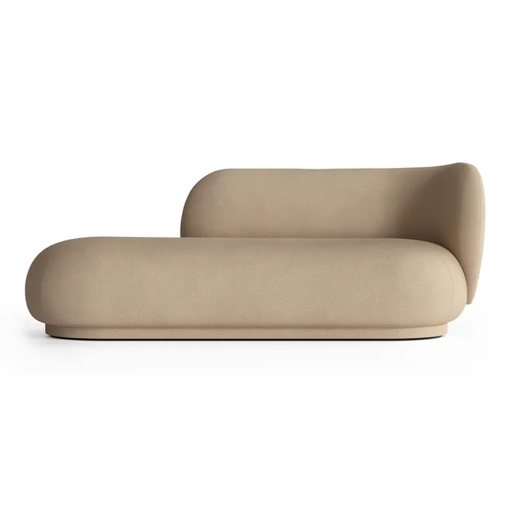 Rico divan schäslong höger - Brushed sand - Ferm Living