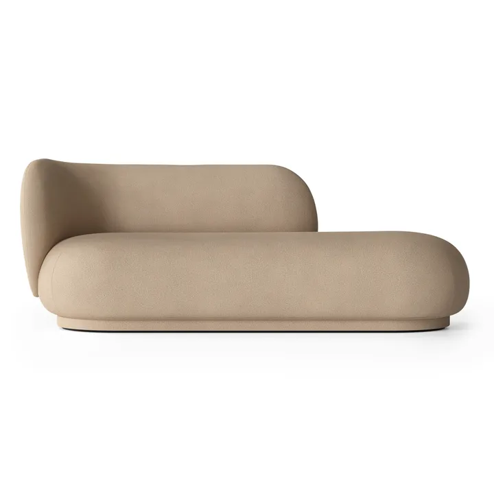 Rico divan schäslong vänster - Brushed sand - Ferm Living