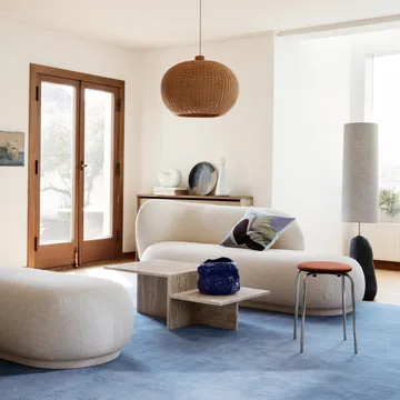 Rico ottoman - Bouclé offwhite - Ferm Living